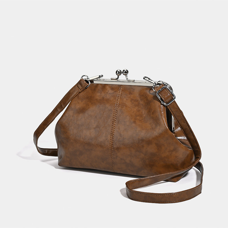 Vintage Kiss-Lock Large Capacity Crossbody - DippedShop Wholesale - #1187