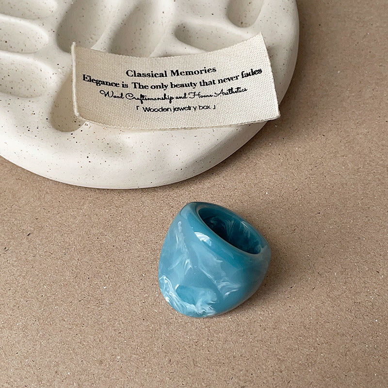 Chunky Resin Ring - DippedShop Wholesale - #4179