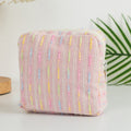 Striped Rainbow Storage Bag - DippedShop Wholesale - #9139