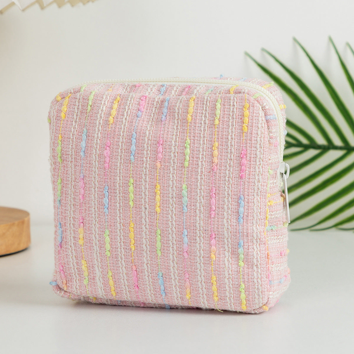 Striped Rainbow Storage Bag - DippedShop Wholesale - #9139