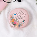 Pink Foldable Makeup Mirror - DippedShop Wholesale - #8947
