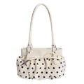 Fresh Polka Dots Bowknot Ruffled Underarm Bag 6W10BBG1381