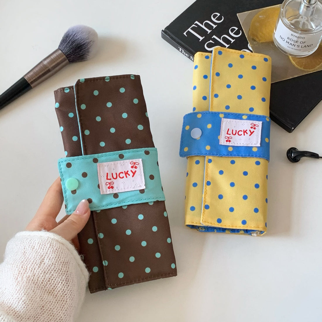 Polka Dots Makeup Bag - DippedShop Wholesale - #4643