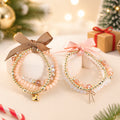 Elegant Bow Knot Beaded Stackable Bracelet 6W6JBR657