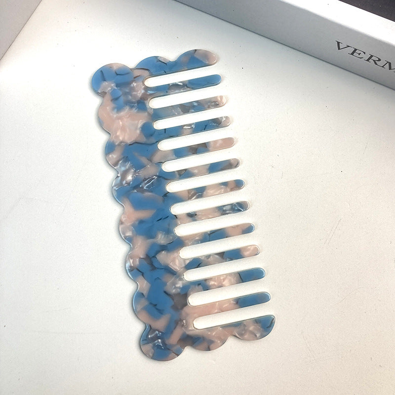 Simple Square Acetate Hair Combs MK2PPM6CT5CB40