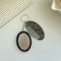 Chic Glitter Solid Color Oval Hair Combs Set MK2BLM6C5CB89