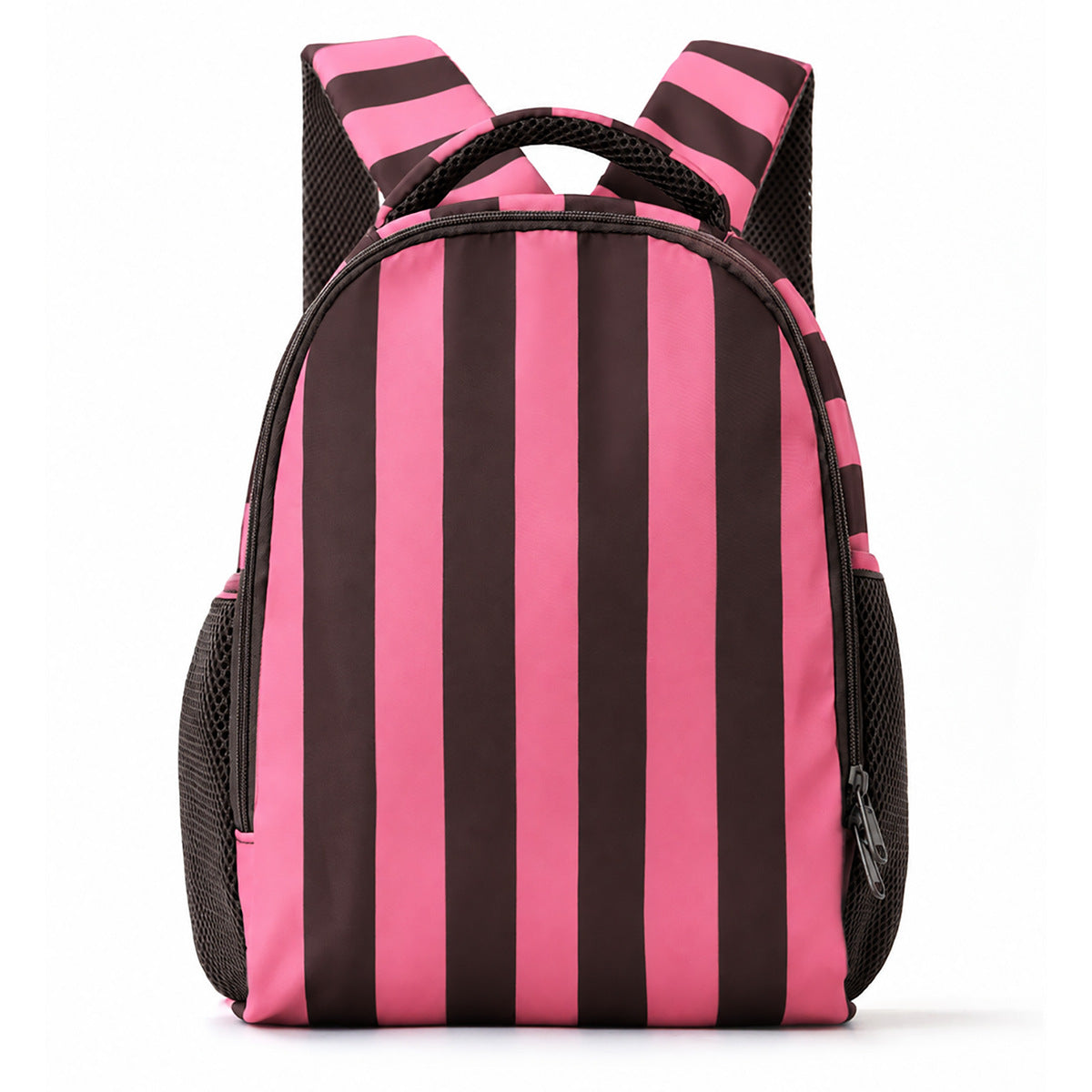 Casual Color Block Striped Large Capacity Backpack 6W10BBG1956