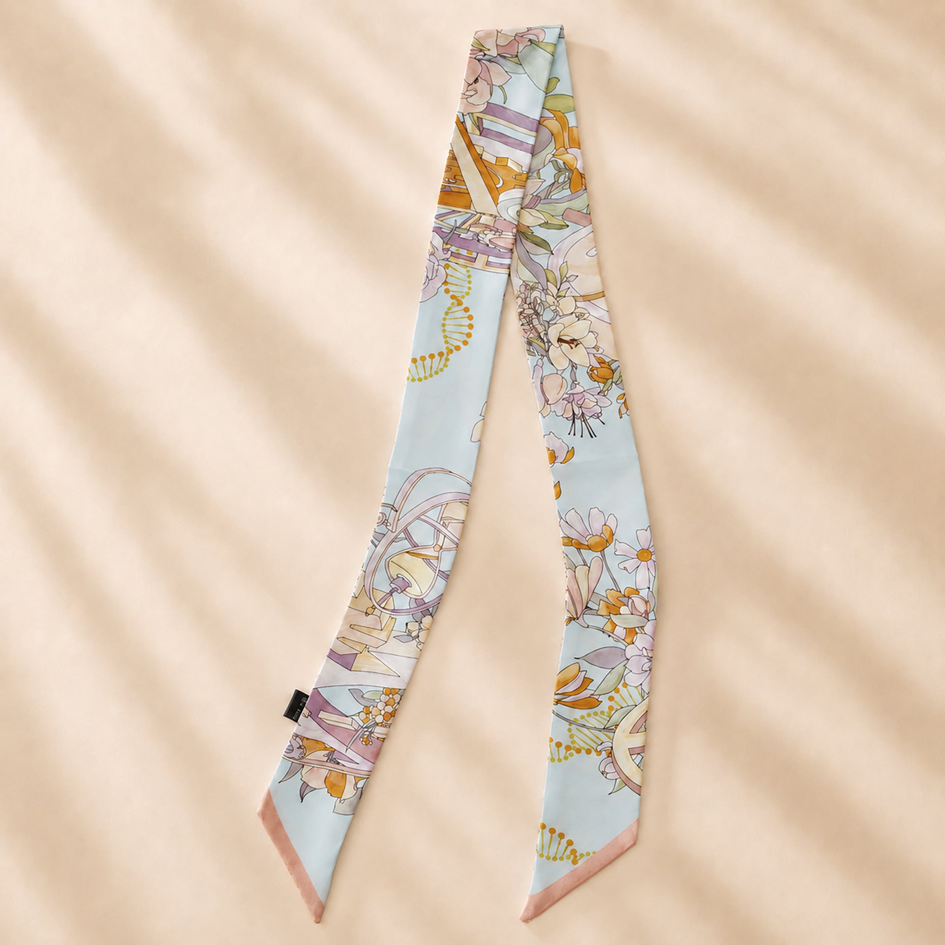 Cute Polka Dots Print Silk Scarf 6W6NSI251