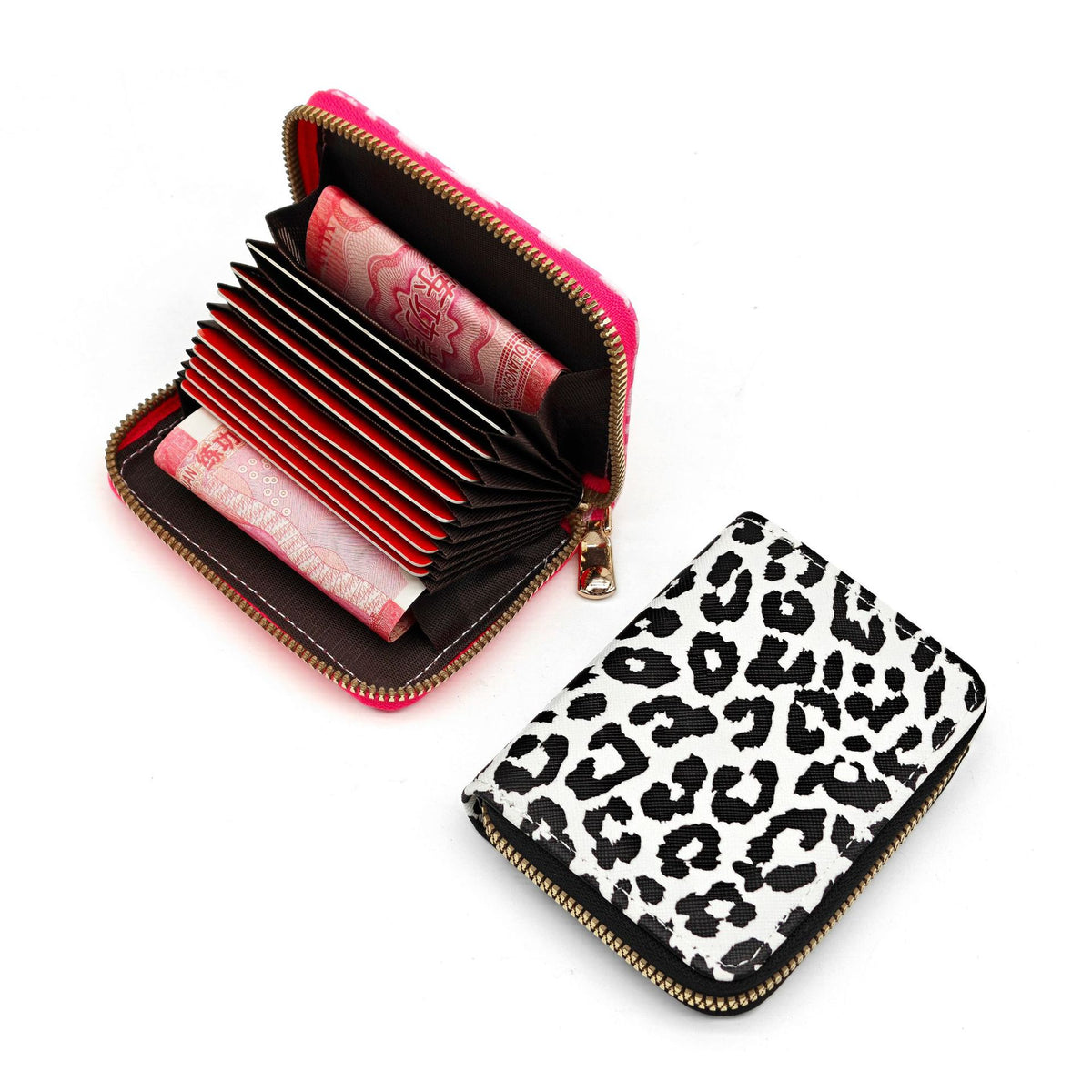 Leopard Print Card Case - DippedShop Wholesale - #5603