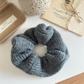 Minimalist Solid Color Knit Ruffled Scrunchies 6W6HSR505
