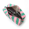 Minimalist Color Block Striped Portable Cosmetic Bag MK2BLW6C5CO17