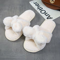 Plush Bow Knot Slippers - DippedShop Wholesale - #7347