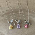 Fashion Cubic Zirconia Teardrop Pendant Necklace 6W6JNC433