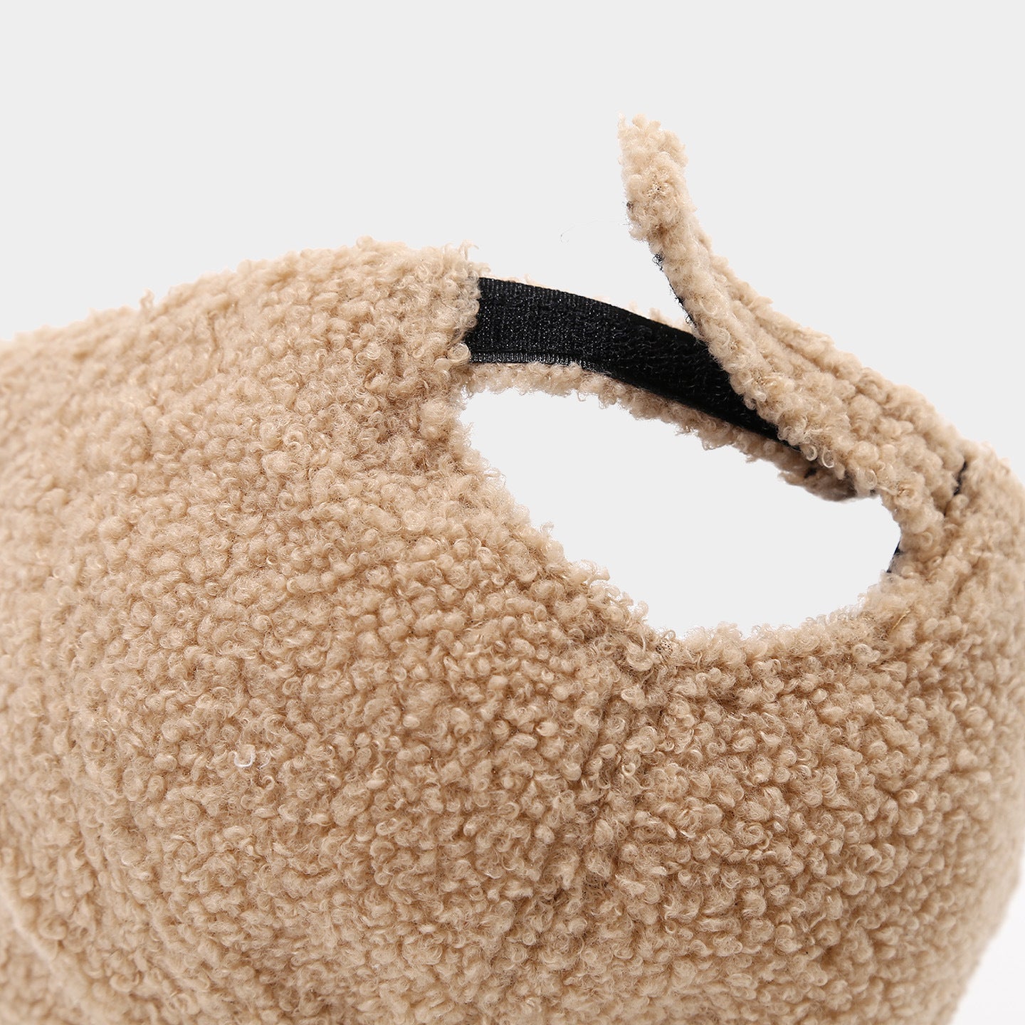 Winter Lamb Wool Letter Embroidery Warm Baseball Cap 6W6HAT527