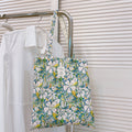 Floral Canvas Tote Bag - DippedShop Wholesale - #9635