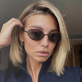 Retro Oval Metal Sunglasses - DippedShop Wholesale - #1475