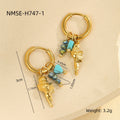 Starfish Shell Hoop Earrings - DippedShop Wholesale - #0627