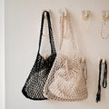 Solid Large Shoulder Bag - DippedShop Wholesale - #9299