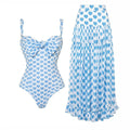 Heart Print Swimwear Set - DippedShop Wholesale - #9331