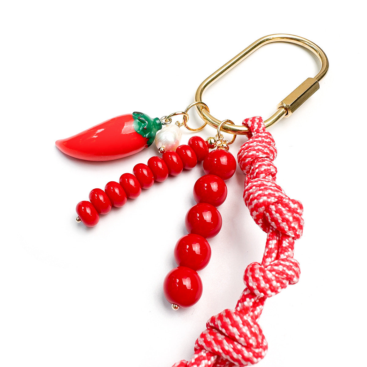 Chili Pepper Beaded Keychain - DippedShop Wholesale - #5571