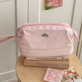 Simple Solid Color Large Capacity Makeup Bag MK2BW6S10BOB85