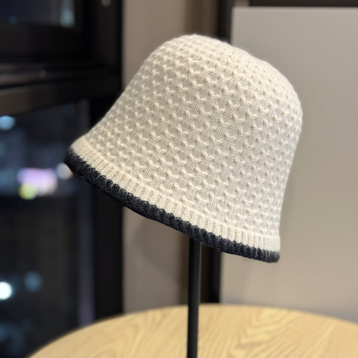 Textured Knit Bucket Hat - DippedShop Wholesale - #9731