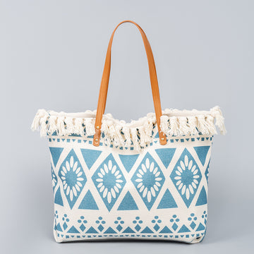 Print Large Size Tote Handbag DPFB0607