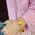 Handmade Flower Bead Bracelet - DippedShop Wholesale - #2323