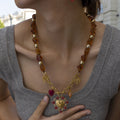 Chunky Enamel Beaded Necklace - DippedShop Wholesale - #6467