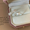 Lace Heart Open Ring - DippedShop Wholesale - #4387