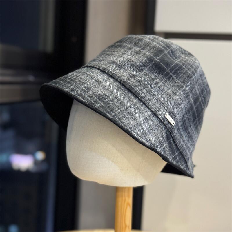 Warm Plaid Bucket Hat - DippedShop Wholesale - #6195