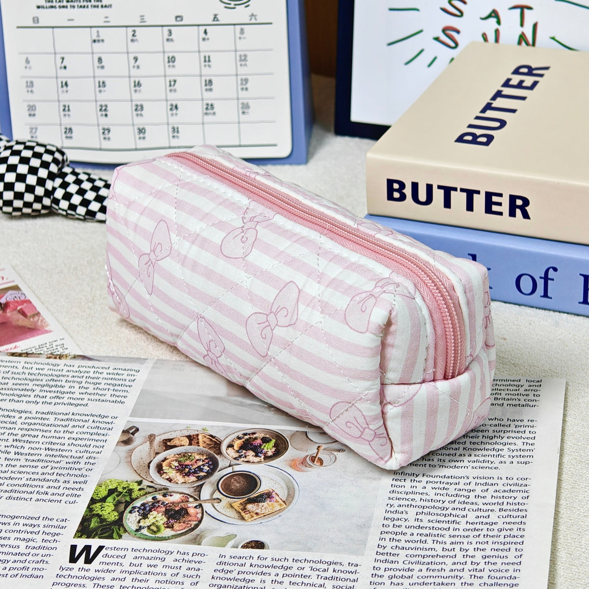 Bow Knot Pencil Case - DippedShop Wholesale - #8035