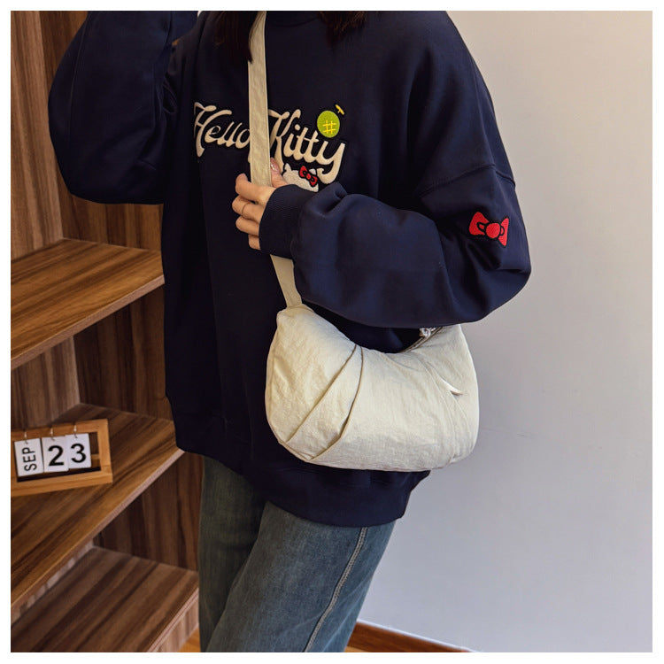 Minimalist Solid Color Dumpling Underarm Bag DP25G648