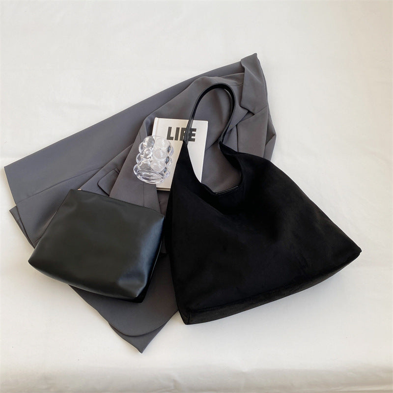 Soft Hobo Shoulder Bag with Matching Pouch 6W10BBG2475