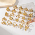 Gold Butterfly Hair Claw - DippedShop Wholesale - #7955