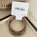 Minimalist Solid Color High Elastic Hair Tie MK2BLW6W6HHT29