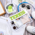 Stylish Transparency Letter Pattern Cosmetic Bag MK2BLW6C5CO20