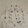 Shell Pendant Beaded Choker Necklace - DippedShop Wholesale - #5475