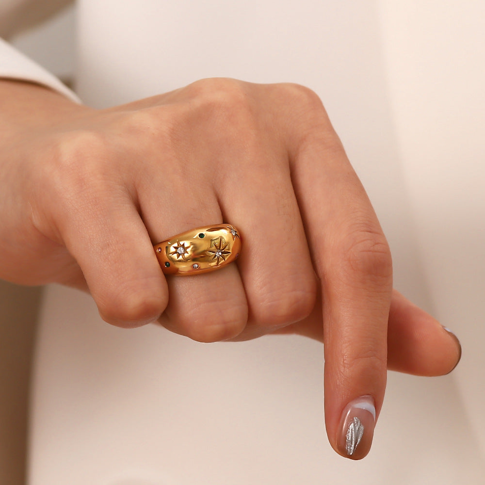 Vintage Star Diamond Ring DPJR41