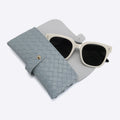 Braided PU Sunglasses Case - DippedShop Wholesale - #1731