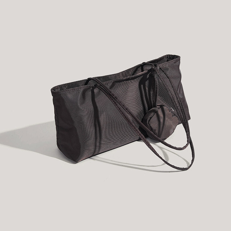 Simple Solid Color Large Capacity Underarm Bag 6W10BBG1933