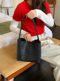 Casual Woven Solid Color Underarm - DippedShop Wholesale - #1283