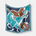 Abstract Silk Square Scarf - DippedShop Wholesale - #3107