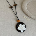 Boho Style Handmade Geometric Beaded Necklace 6W6JNC383L