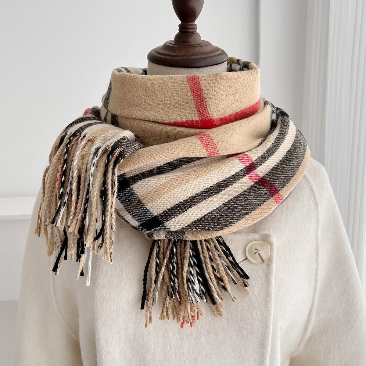 Classic Plaid Thicken Warm Winter - DippedShop Wholesale - #5747