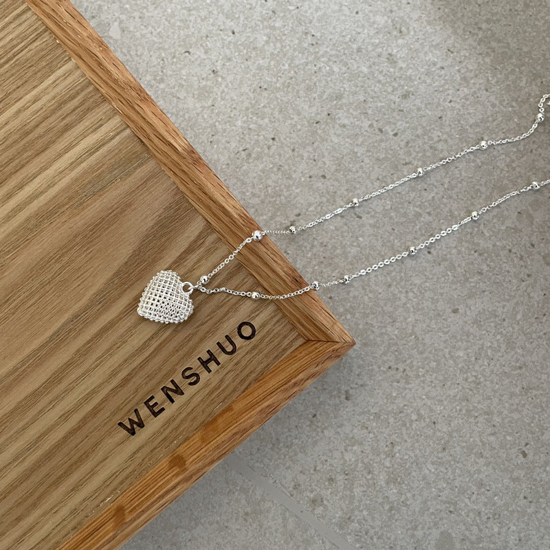 Hollow Out Love Pendant Necklace - DippedShop Wholesale - #1331