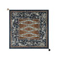 Retro Paisley Tassel Square Scarf MK2BK6W6HHS30