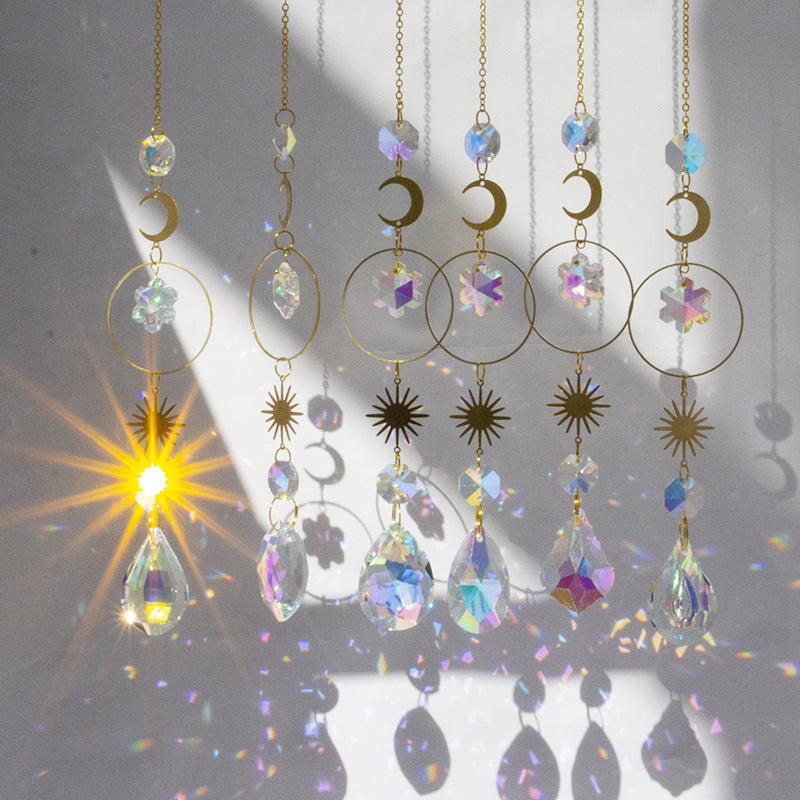 Snowflake Colorful Hanging Crystal Decoration DPCD7