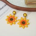 Handmade Beaded Pineapple Earrings - DippedShop Wholesale - #9811