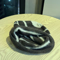 Two Tone Striped Slouchy Beanie - DippedShop Wholesale - #7283